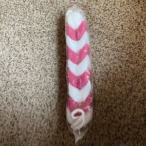 NIP - Long Rectangular Pink/White Bath & Shower Louffa - Avon